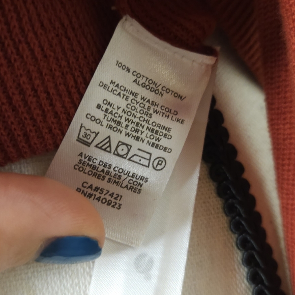 NWT The Loft Burnt Red Crew Neck Sweater - Picture 4 of 4